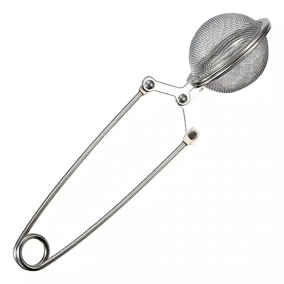 GENERICO - Filtro Colador Para Infusiones Pinza Té Mate Hierbas 16cm