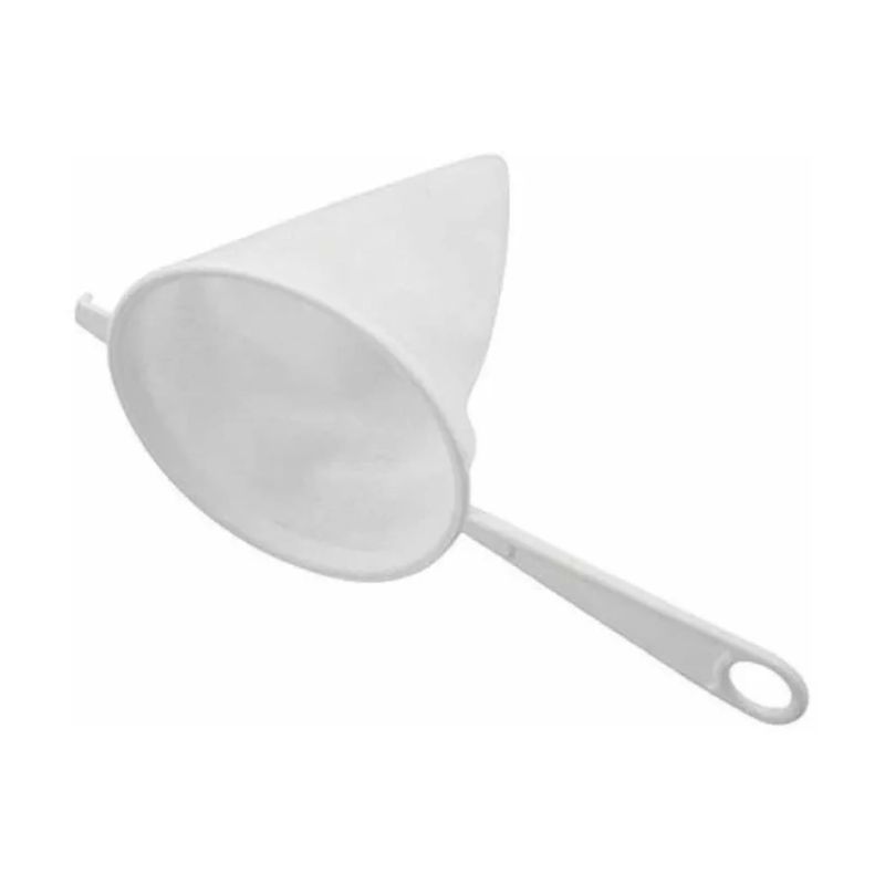 GENERICO - Set 3 Coladores 10 12 14 cm Tela Café Grano Vegetales Yogurt