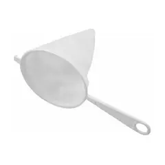 GENERICO - Set 3 Coladores 10 12 14 cm Tela Café Grano Vegetales Yogurt