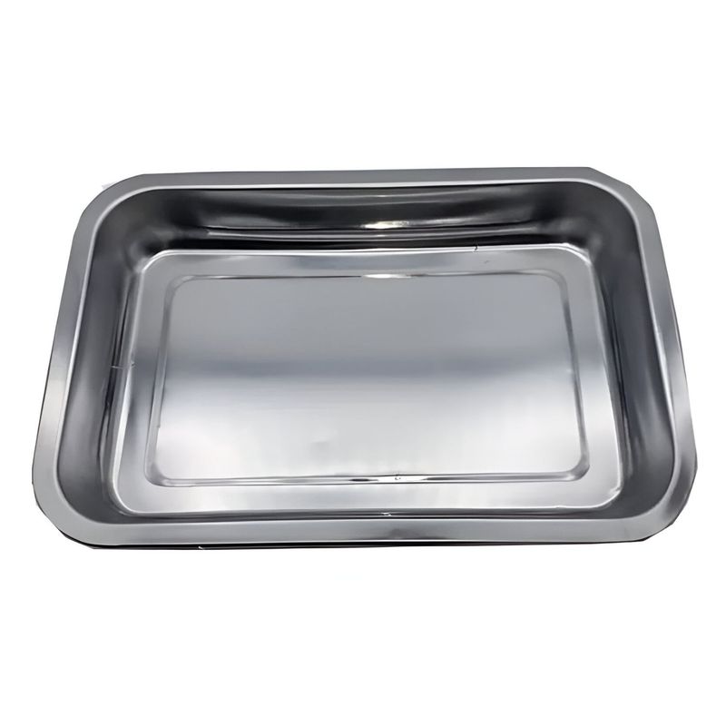 GENERICO - Bandeja Para Horno Multiuso Fuente Acero 32x 22 x 5 Cocina