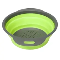 GENERICO - Colador Plegable Silicona 24 cm Frutas Verduras Escurridor Cocina.