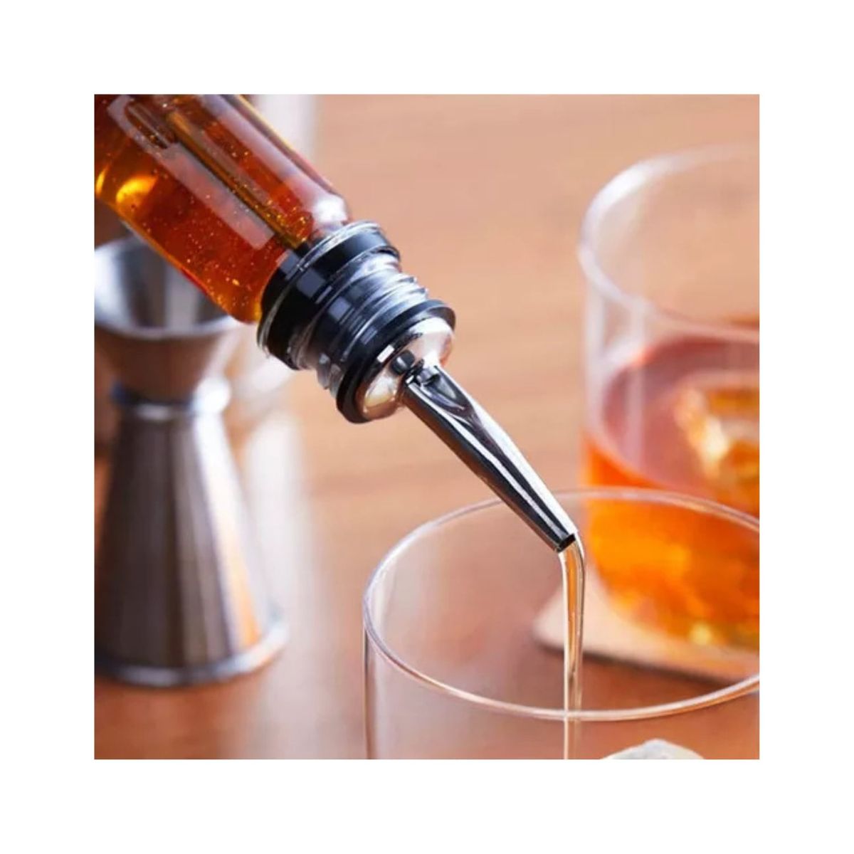 GENERICO - Dosificador Para Botella Vino Ron Tragos Bar Acero