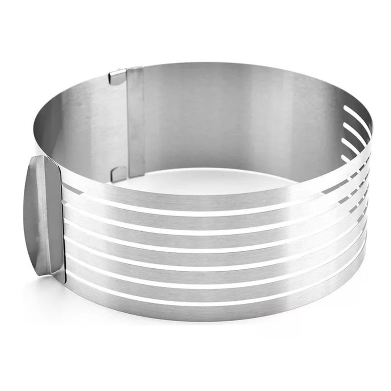 GENERICO - Molde Ajustable 24-30cm Para Cortar Bizcocho Reposteria