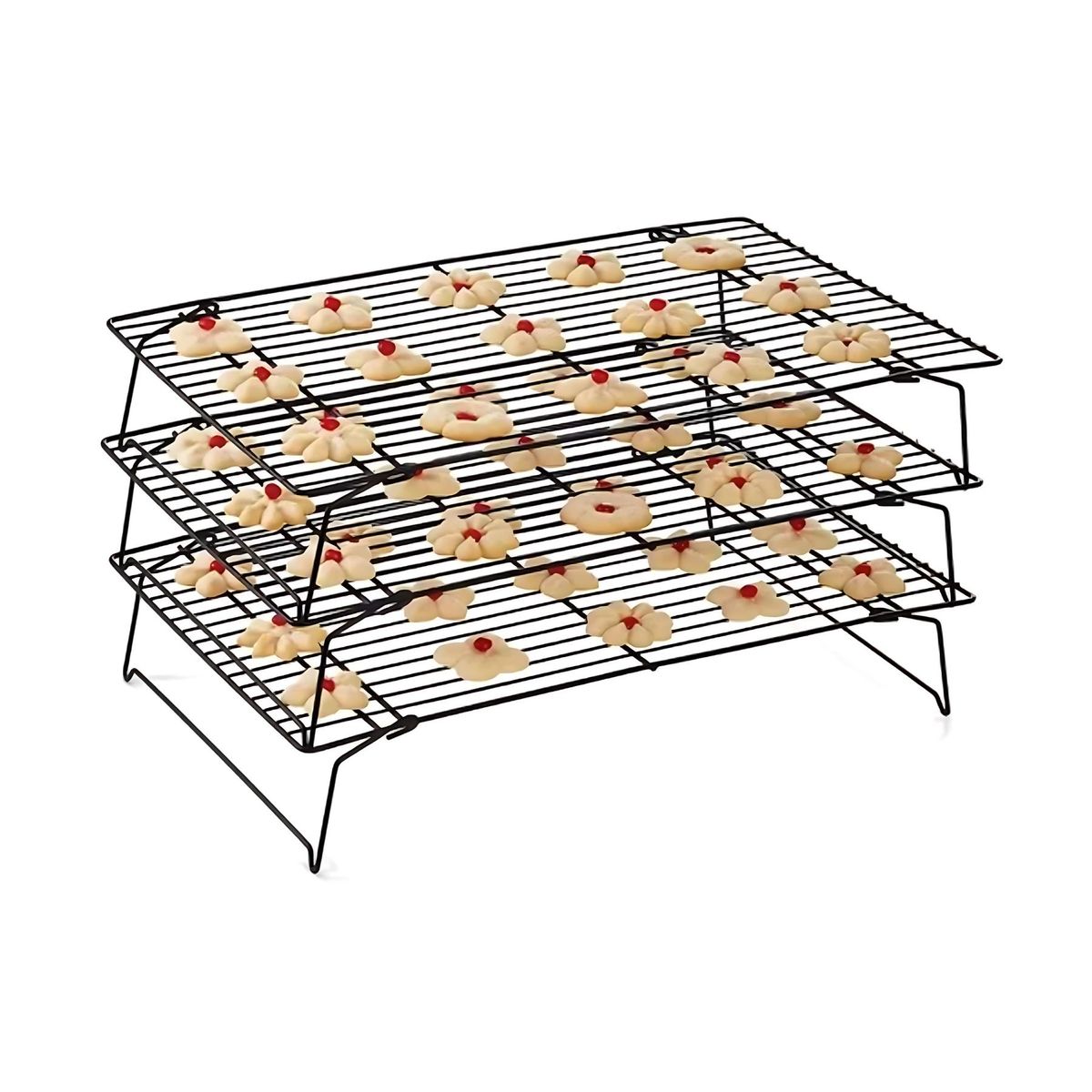 GENERICO - Rejilla 3 Pisos Para Enfriar Galletas Pan Cocina Reposteria