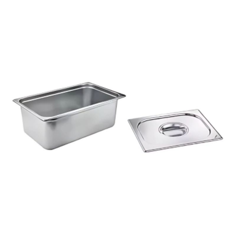GENERICO - Deposito Gastronomico Acero Cocina Profesional 33x18x15cm