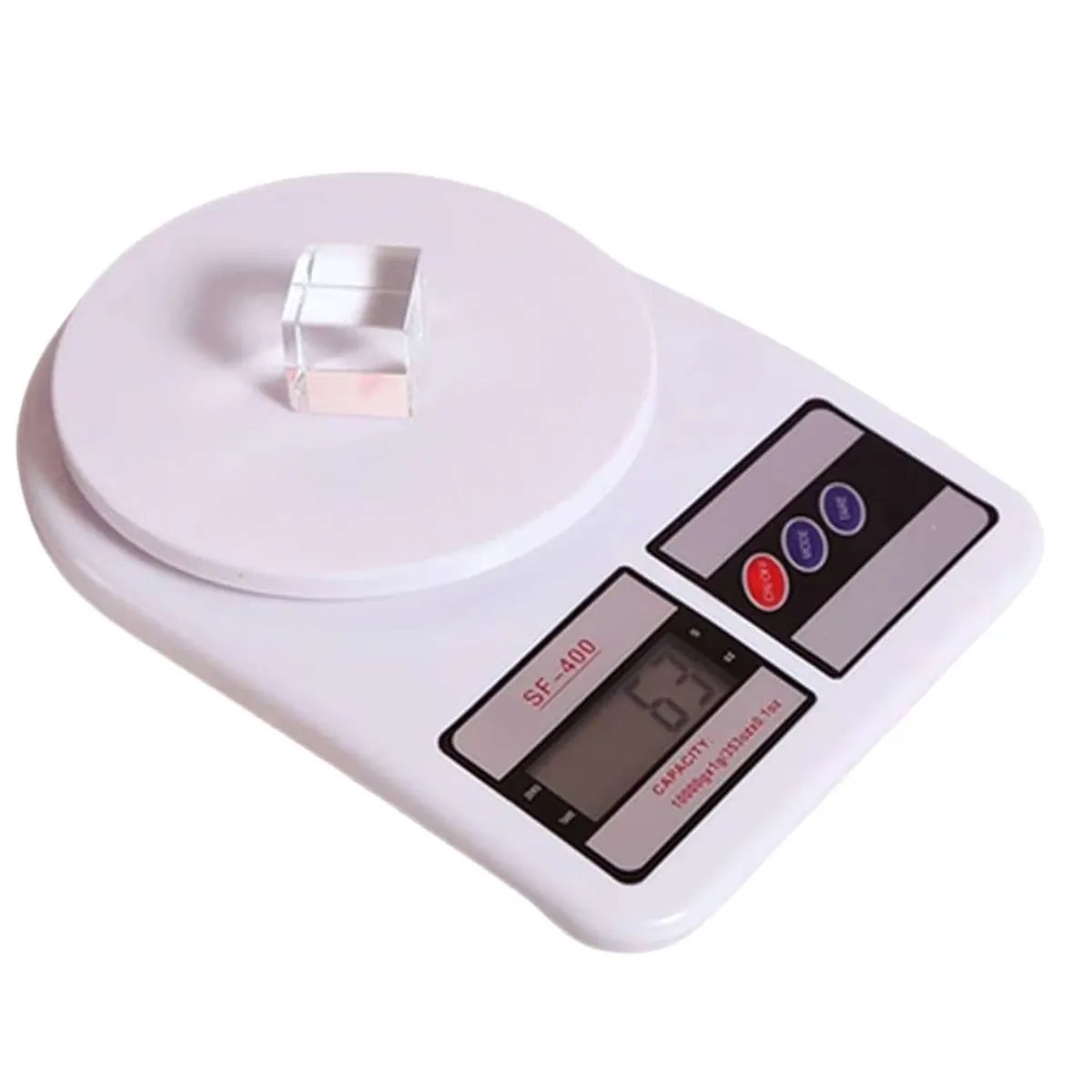 GENERICO - Balanza Pesa Digital Cocina Comercio Hasta 10kg Pantalla LCD