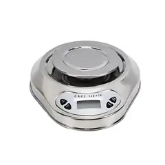 GENERICO - Pesa Digital Cocina Bowl Acero Recipiente 5kg Pantalla LCD