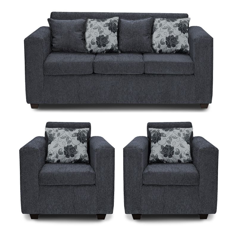ADONIS LEUDH - Living 3+1+1 Ezeiza Chenille Marengo XL