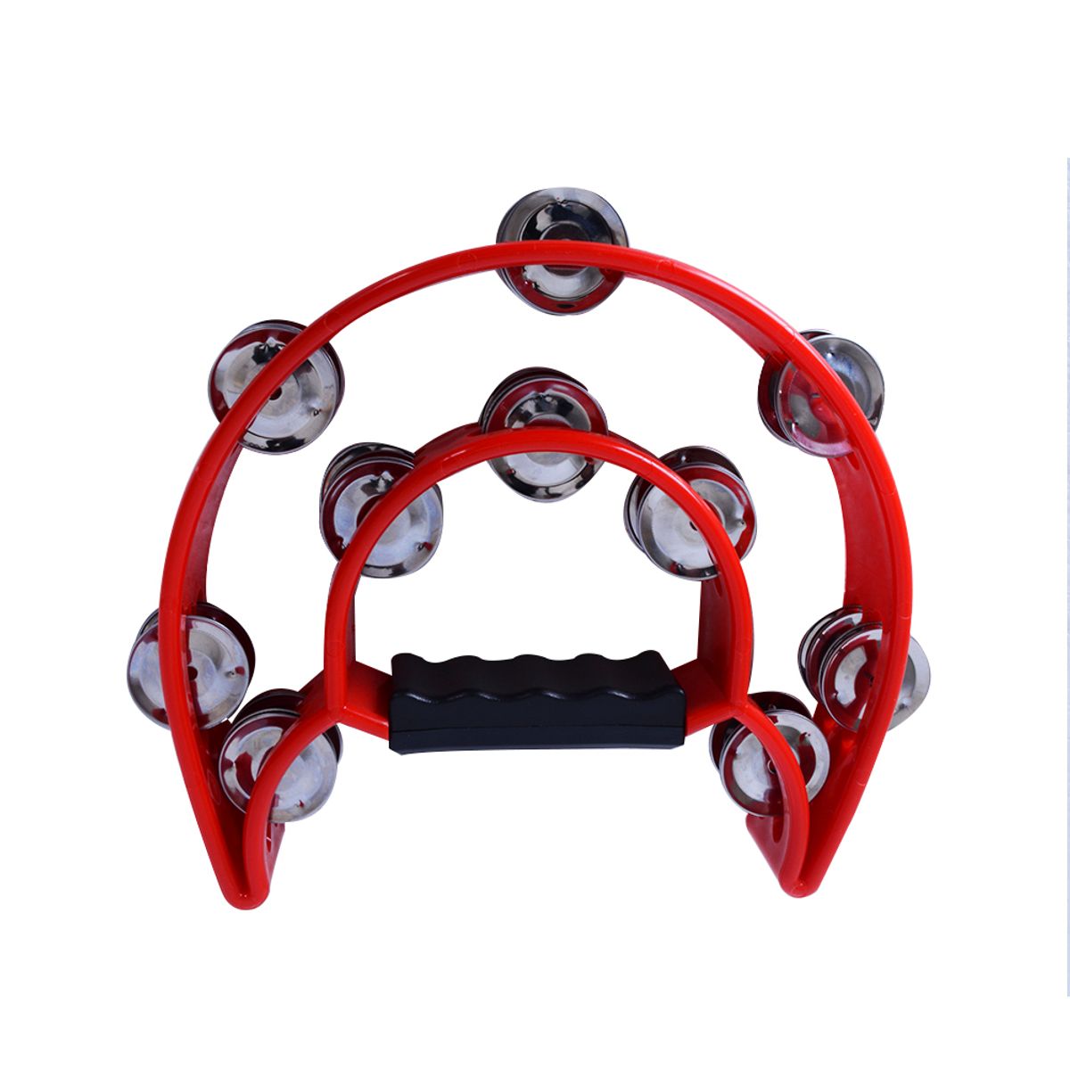 SCORPION - PANDERO MEDIA LUNA DOBLE ROJO SCORPION