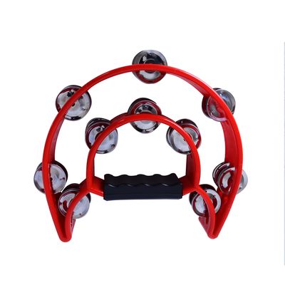 Imagen 2 del producto PANDERO MEDIA LUNA DOBLE ROJO