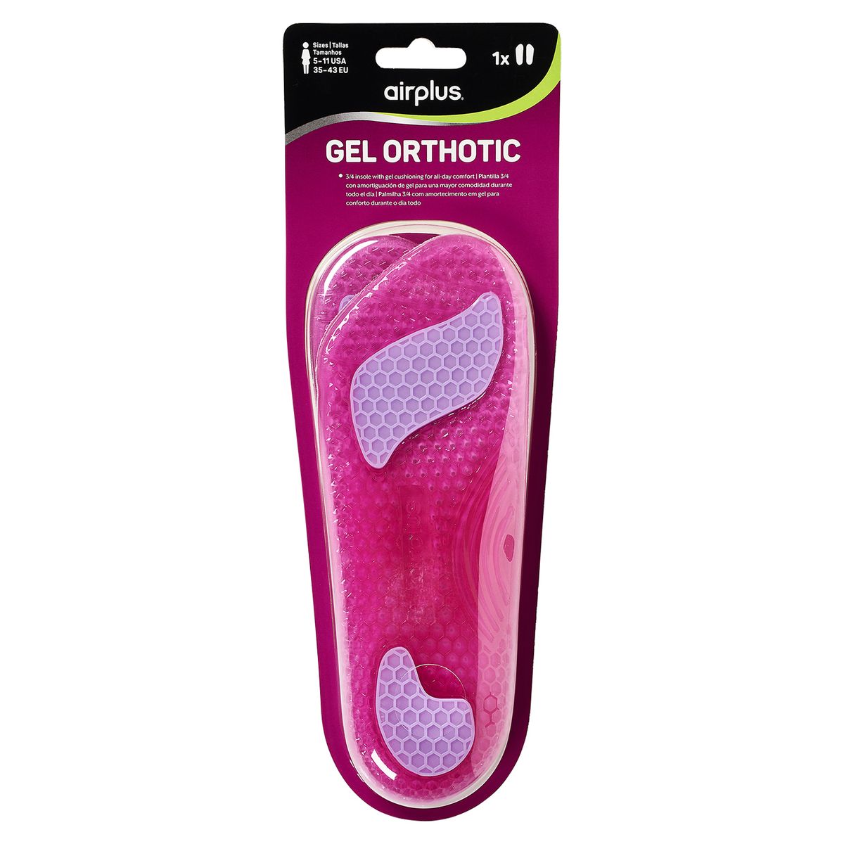 AIRPLUS - PLANTILLA GEL ORTHOTIC 34 MUJER AIRPLUS