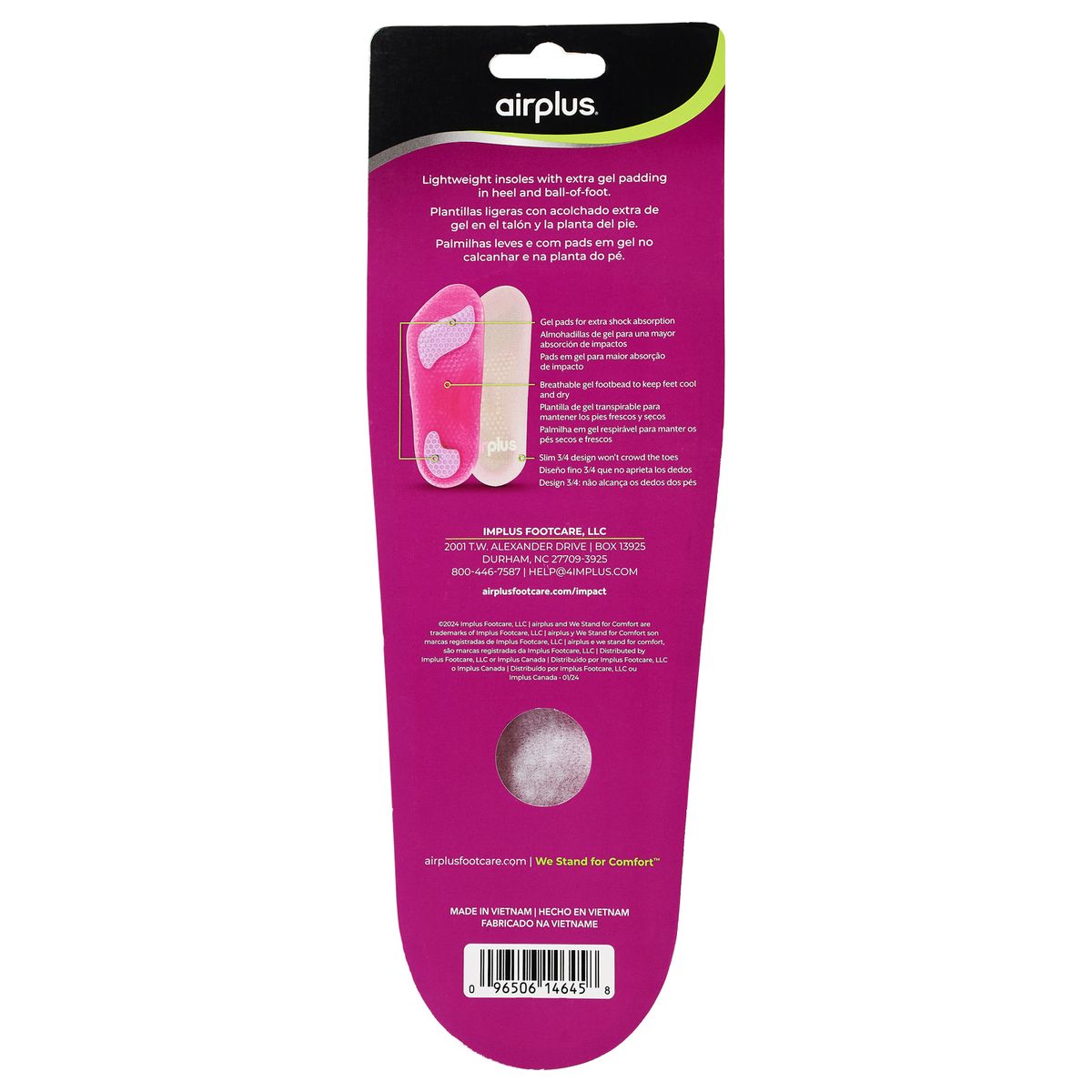 AIRPLUS - PLANTILLA GEL ORTHOTIC 34 MUJER AIRPLUS