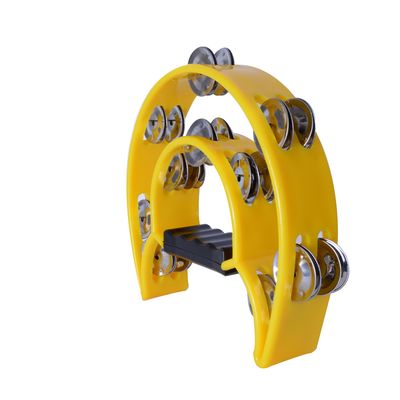 Imagen 2 del producto PANDERO MEDIA LUNA DOBLE AMARILLO