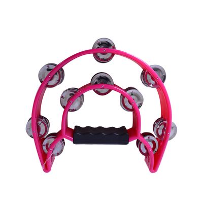 Imagen 2 del producto PANDERO MEDIA LUNA DOBLE FUCSIA