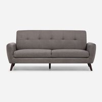 Sofá Adele 3 Cuerpos Tela Gris