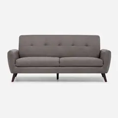 ROSEN - Sofá Adele 3 Cuerpos Tela Gris