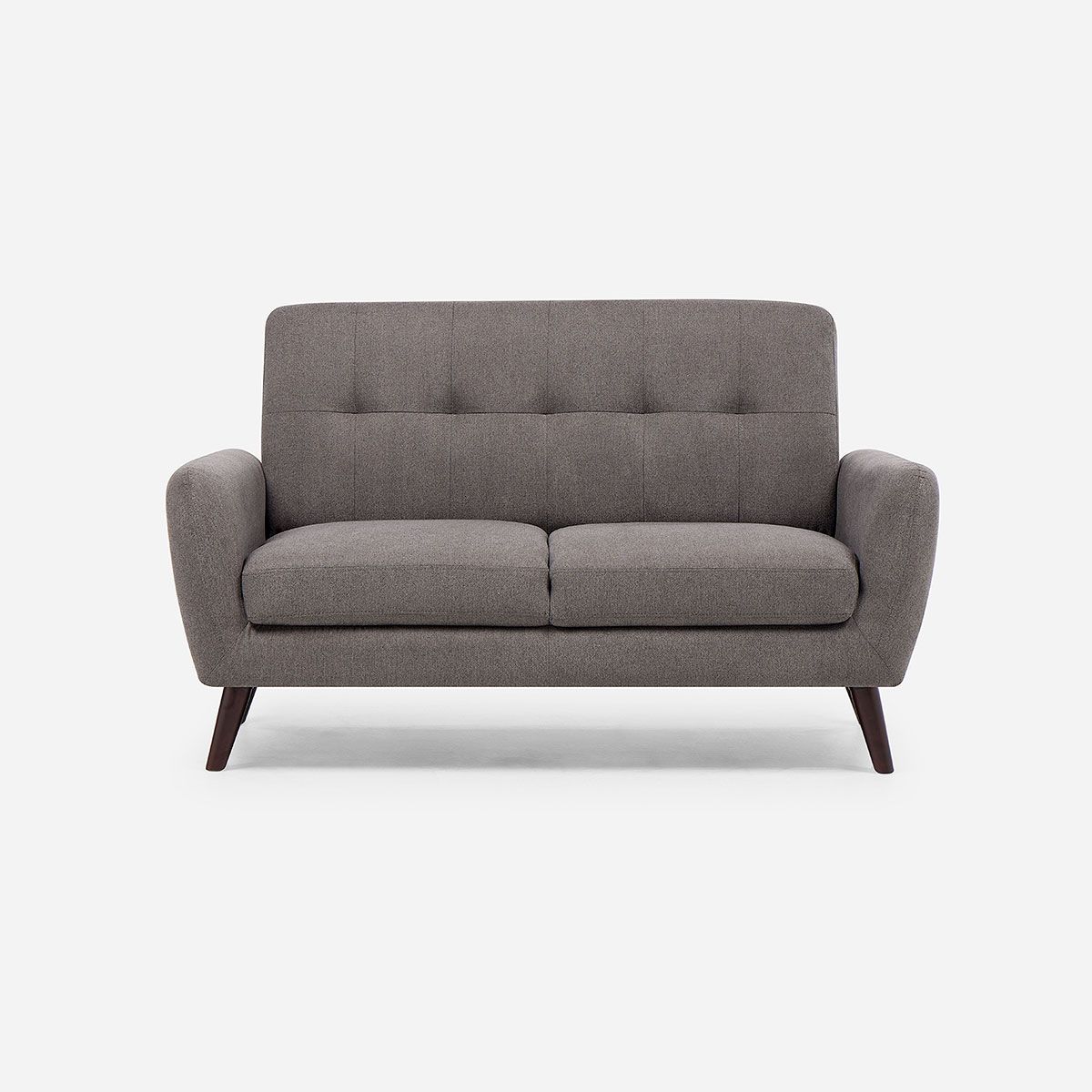 ROSEN - Sofá Adele 2 Cuerpos Tela Gris