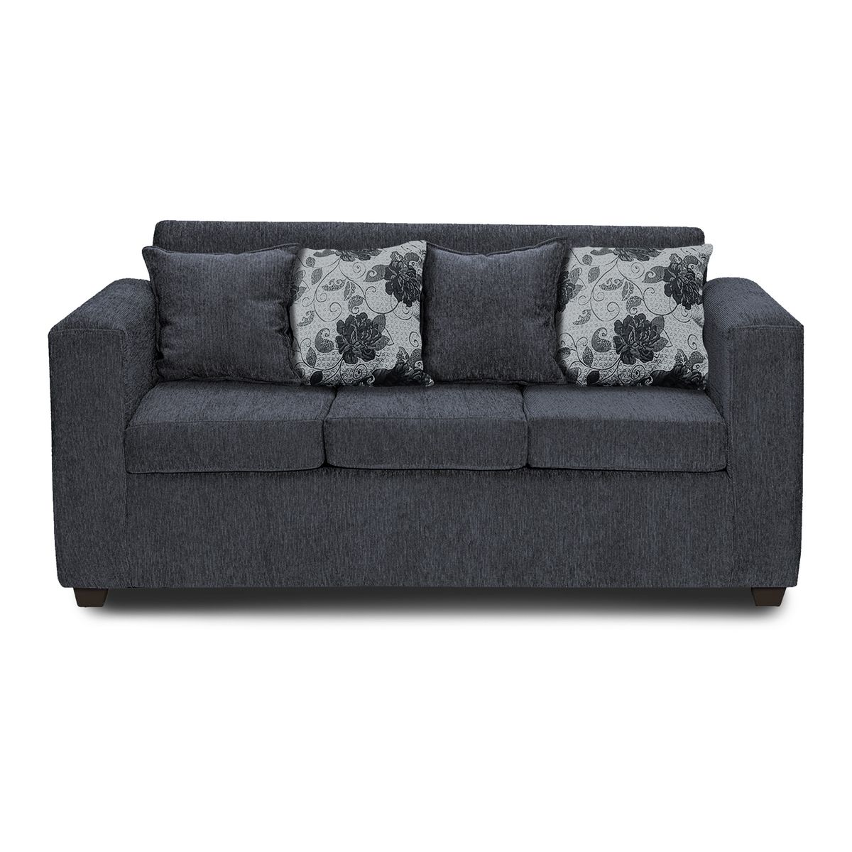 ADONIS LEUDH - Sofá 3 Personas Ezeiza Chenille Marengo