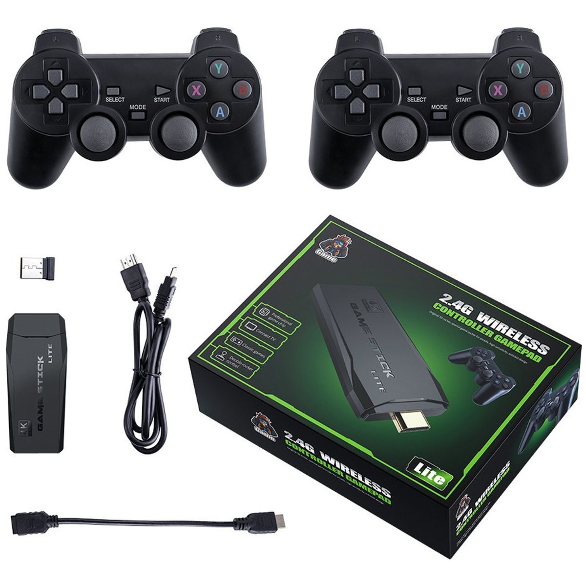 GENERICO - Game Stick 4k Lite CONSOLA DE JUEGOS RETRO