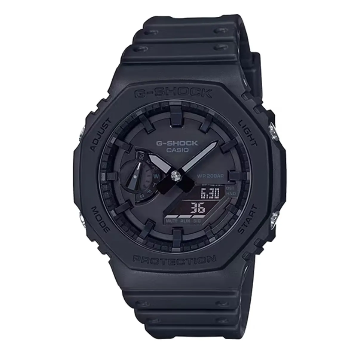 G-SHOCK - Reloj G-SHOCK Digital GA-2100-1A1 CarbonoResina Hombre Negro