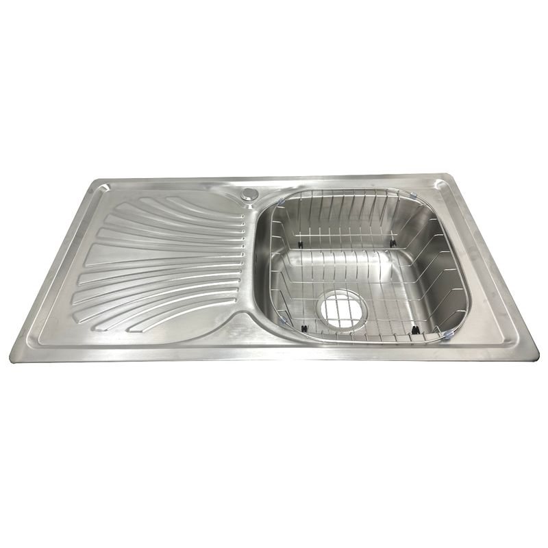 OEM - LAVAPLATOS DEKORA 78X44 CM EMPOTRAR SOBRE CUBIERTA SECARDO IZQUIERDO