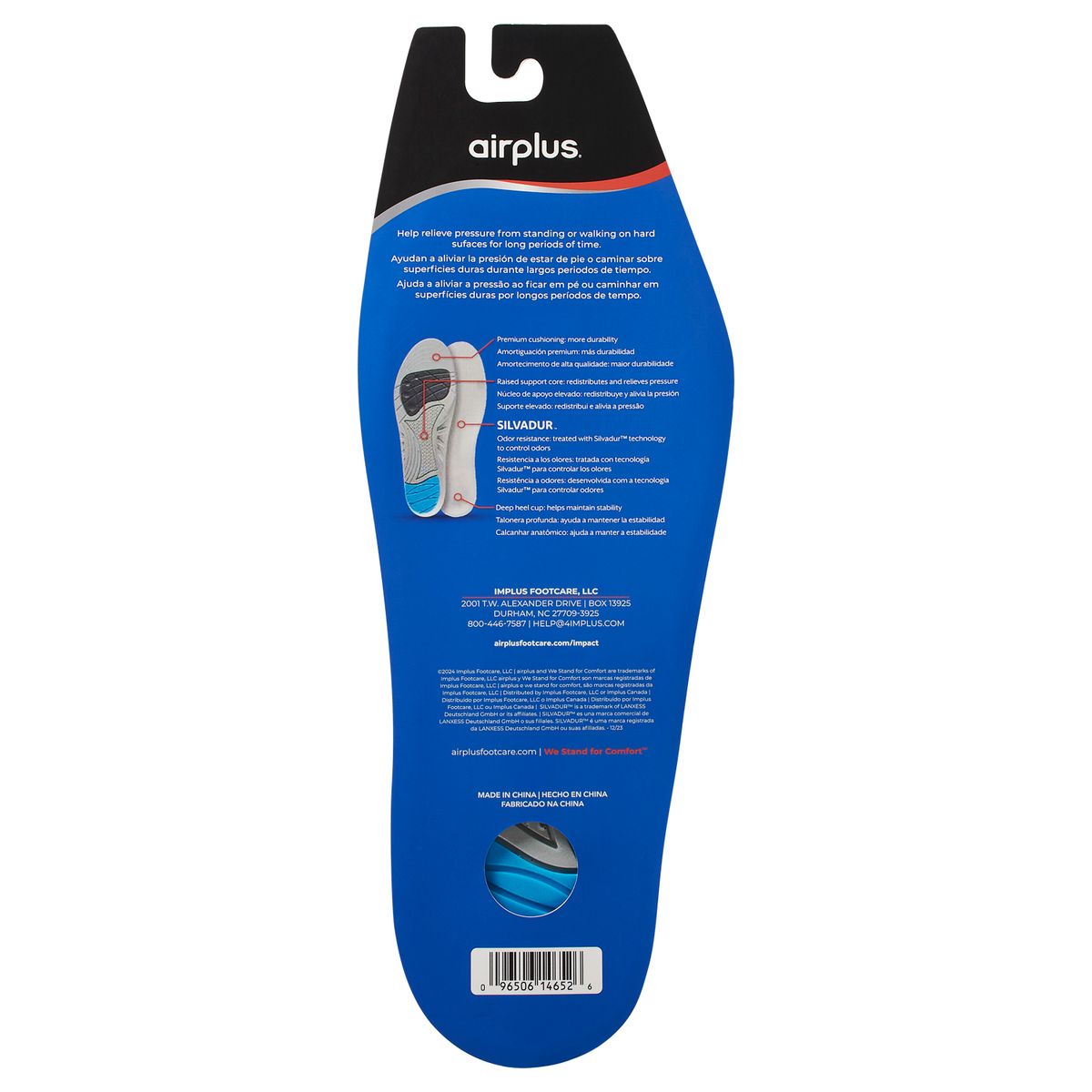 AIRPLUS - PLANTILLA WORK COMFORT HOMBRE TALLA 40-46 RECORTABLE AIRPLUS