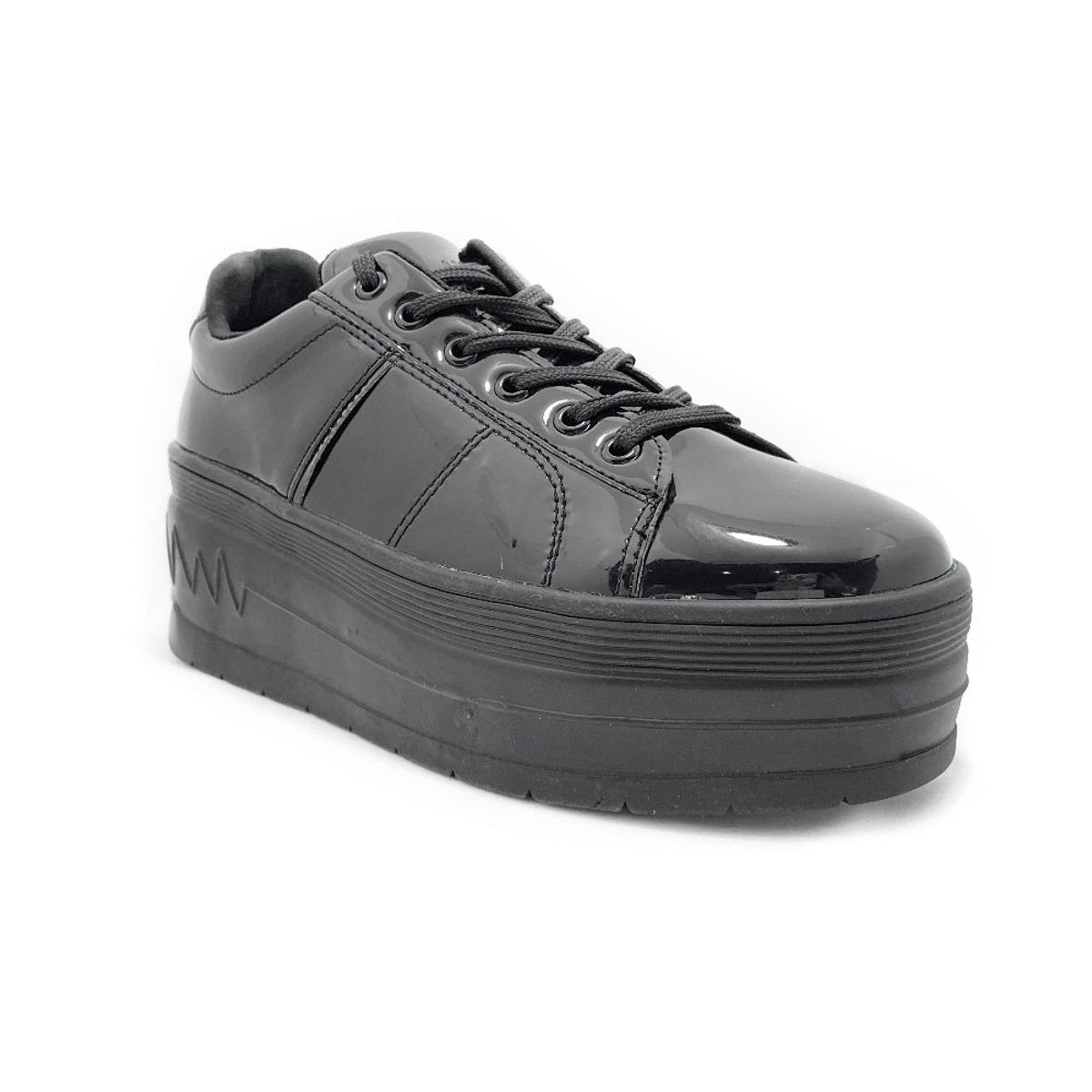 POZATINI - Zapatilla Cami Negro Charol- MININAS