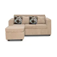 ADONIS LEUDH - Sofá Seccional Intercambiable Ezeiza Chenille Beige