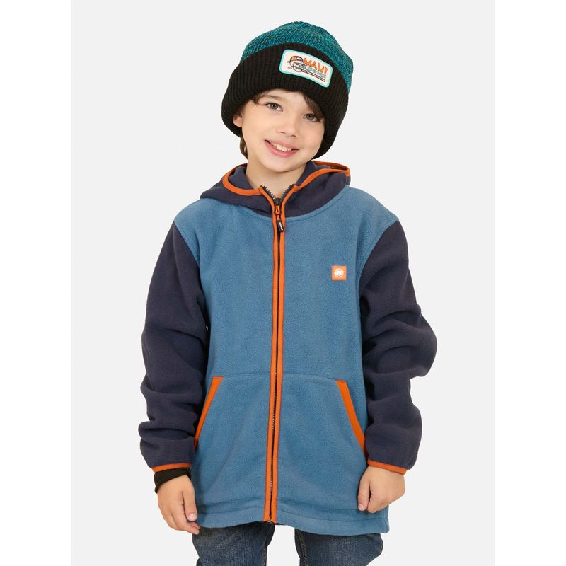 MAUI AND SONS - Poleron Micropolar Coastal Celeste Infantil Maui And Sons - Celeste