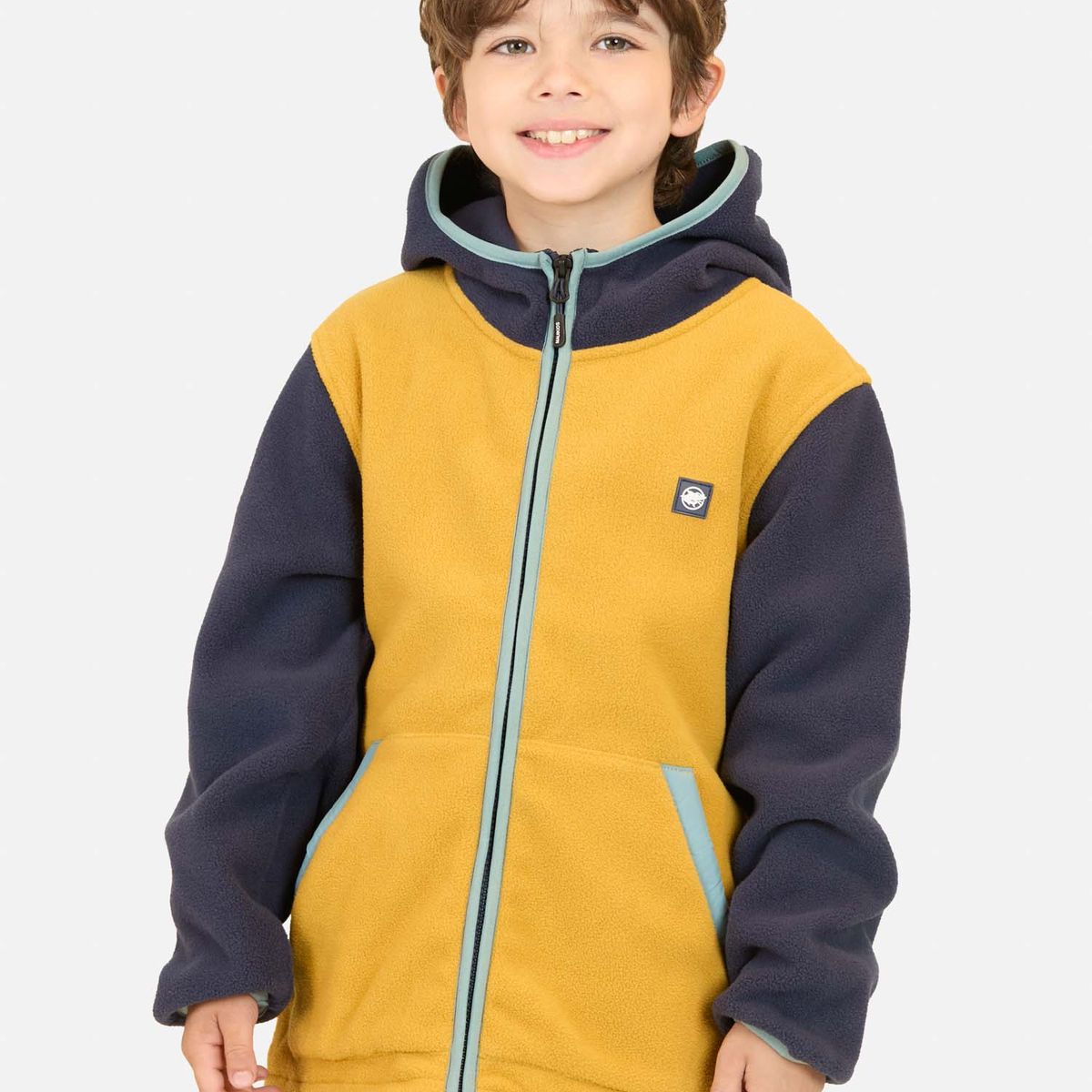 MAUI AND SONS - Poleron Micropolar James Café Infantil Maui And Sons - Café