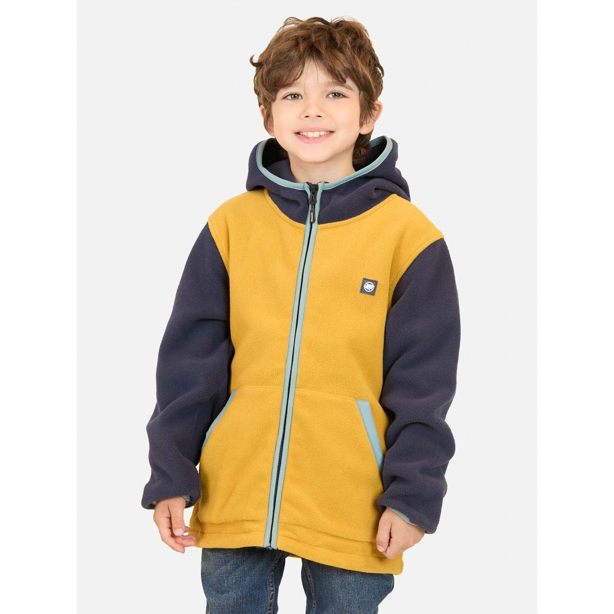 MAUI AND SONS - Poleron Micropolar James Café Infantil Maui And Sons - Café