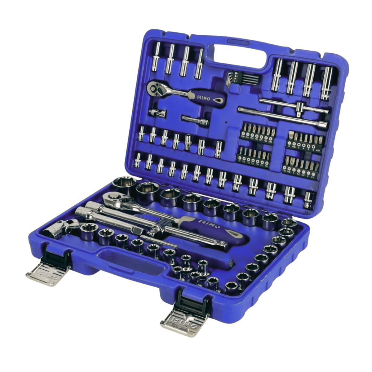 IRIMO - Set De Herramientas Combinadas 1/4''- 1/2'' 98 Pzas - Irimo