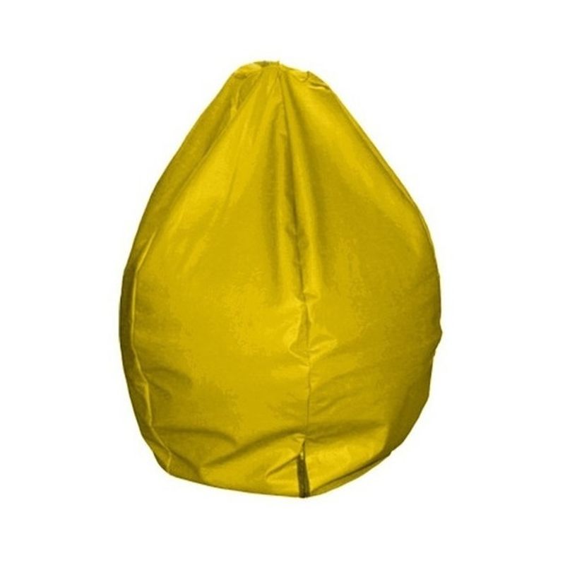 REHUCE - Puff eco cuero M - Amarillo