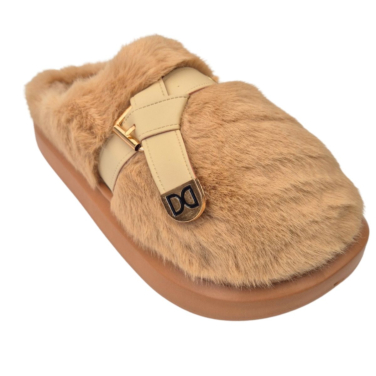 GENERICO - Pantuflas Mujer Aplicación Cinturón Suela Confortable 2024-18