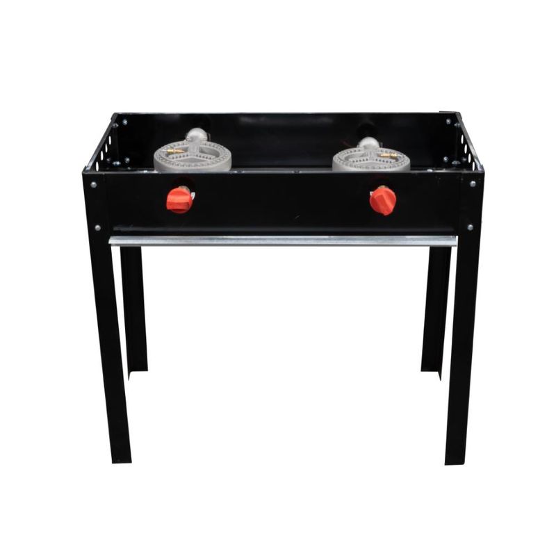 IMAHE - ANAFE ALTO 2 QUEMADORES GLP - Plateado