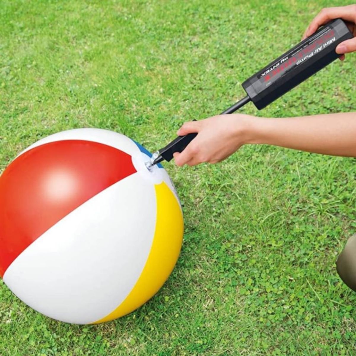 INTEX - Inflador de Mano Manual con Boquilla Graduable Intex