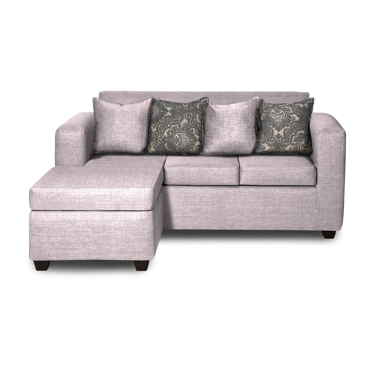 ADONIS LEUDH - Sofá Seccional Intercambiable Ezeiza Tela Lisa Crudo