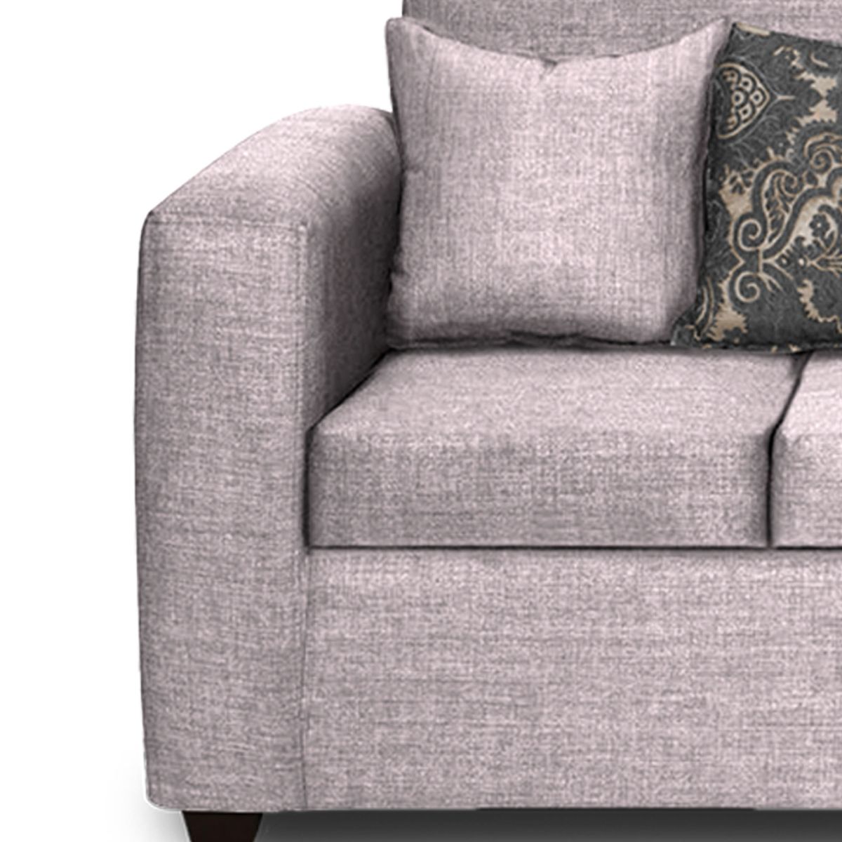 ADONIS LEUDH - Sofá Seccional Intercambiable Ezeiza Tela Lisa Crudo