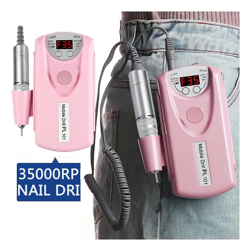 GENERICO - Torno Inalambrico 30000 Rpm Manicura Torno Uñas.-