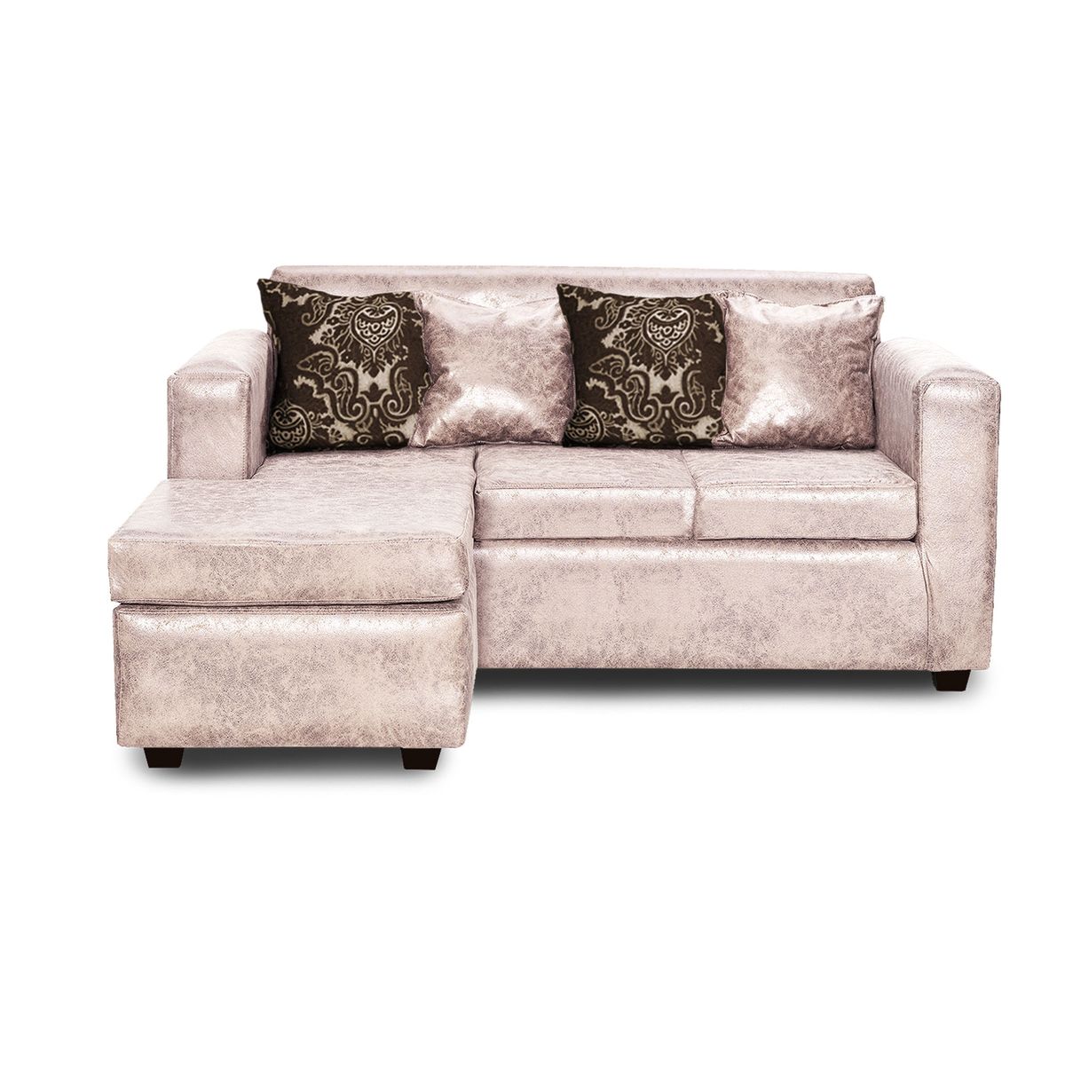 ADONIS LEUDH - Sofá Seccional Intercambiable Ezeiza Envejecido Blanco