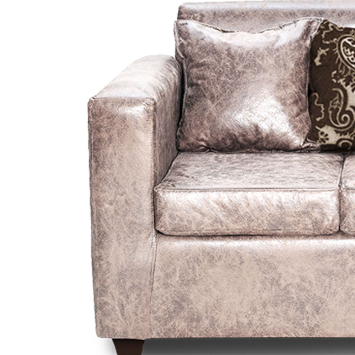 ADONIS LEUDH - Sofá Seccional Intercambiable Ezeiza Envejecido Blanco