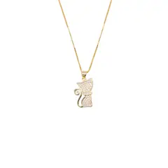 JOYAS MONTERO - Collar Samba con Microcircones Baño de oro 24k