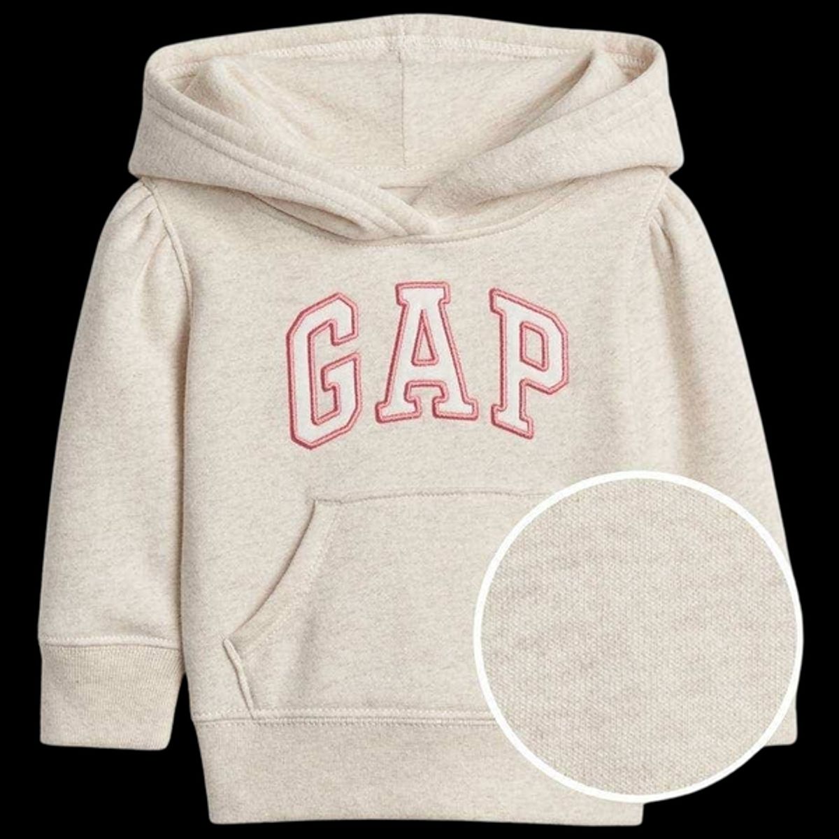 GAP - Polerón Logo Hoddie Bebé Niña Blanco