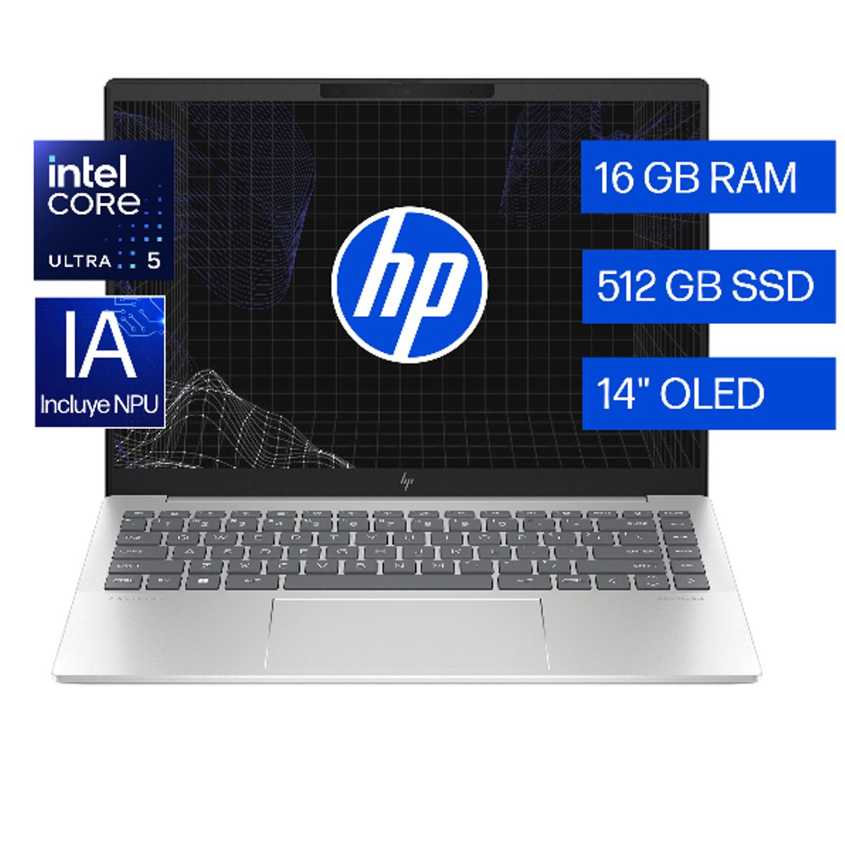 HP - Notebook HP 14-ew1000la Intel Core Ultra 5 16gb Ram 512gb Ssd Windows 11 Home