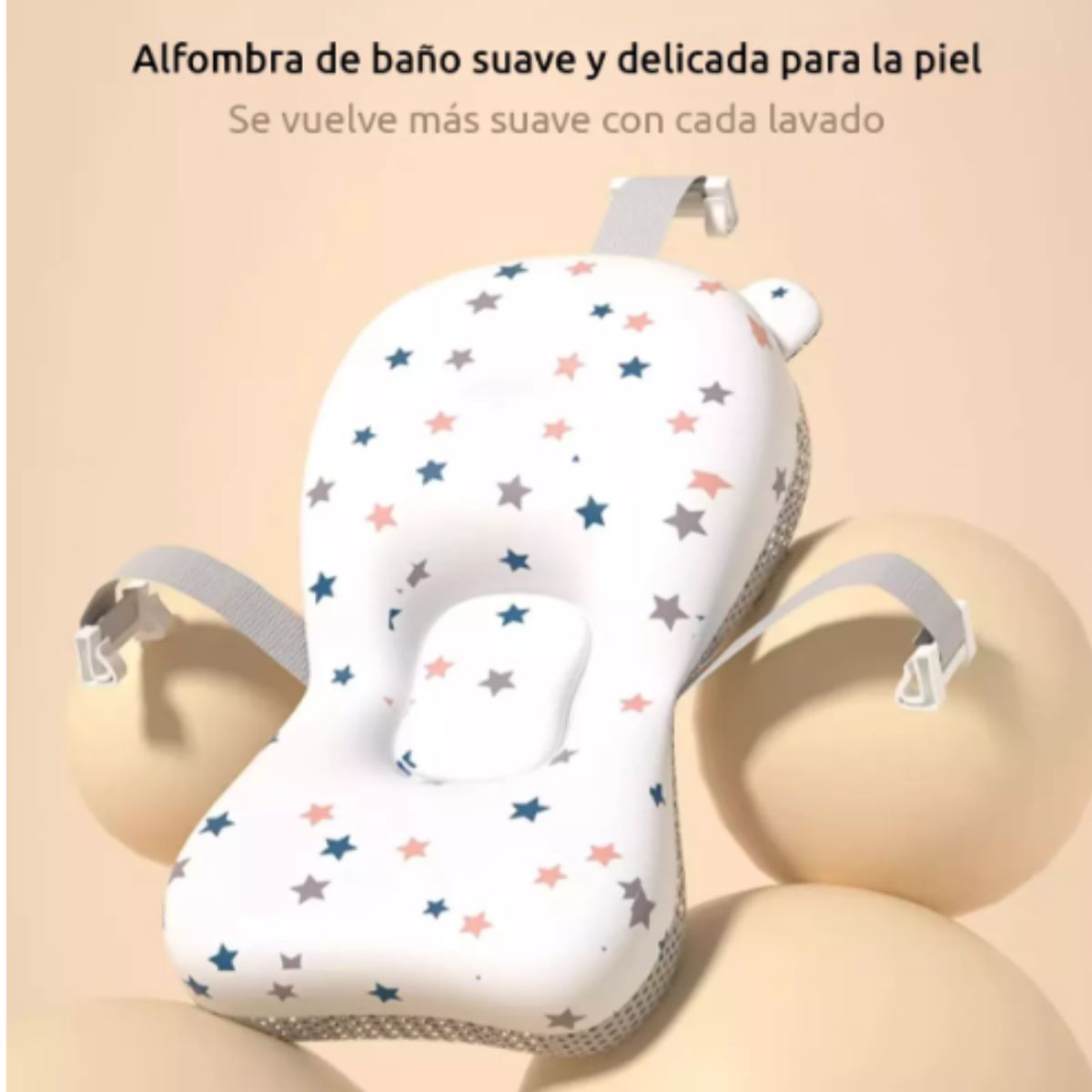 GENERICO - Tina Bebe Bañera Plegable + Malla De Cojin Baño