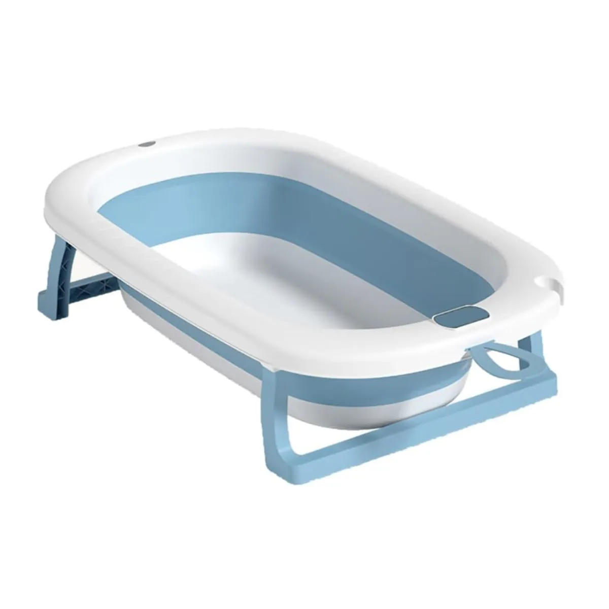 GENERICO - Tina Bebe Bañera Plegable + Malla De Cojin Baño.