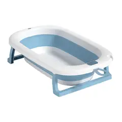 GENERICO - Tina Bebe Bañera Plegable + Malla De Cojin Baño