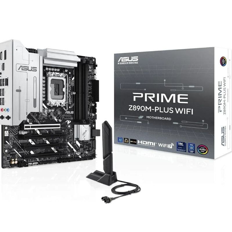 ASUS - MB LGA s1851 Intel - ASUS PRIME Z890M-PLUS WIFI - 4x DDR5 - ATX