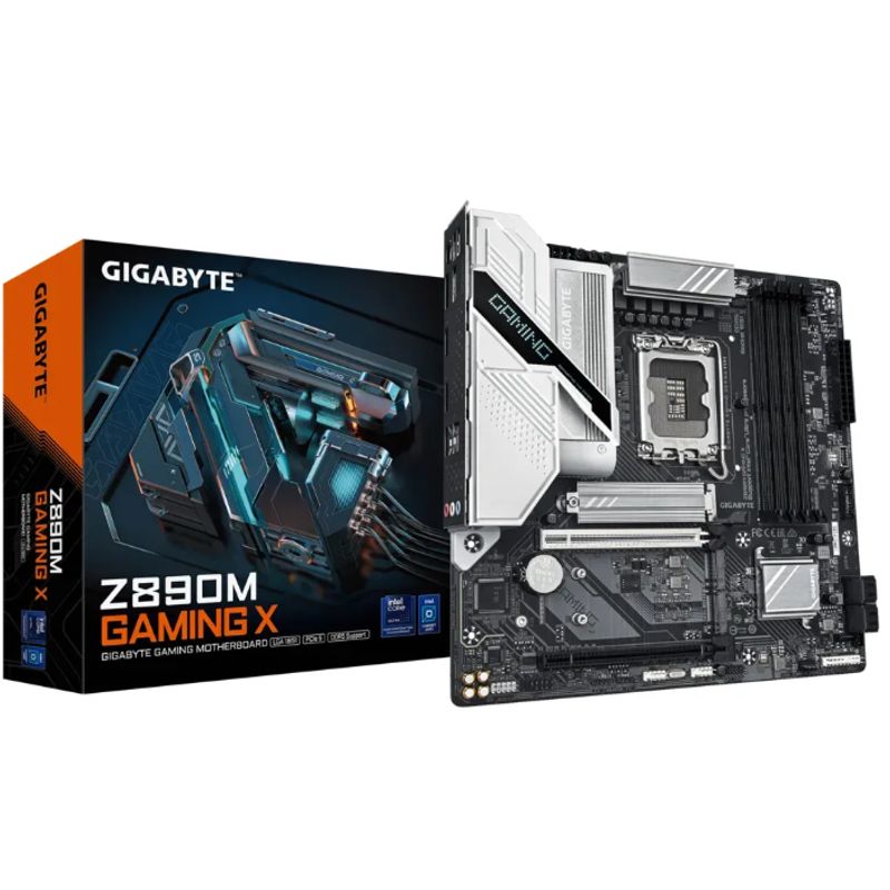 GIGABYTE - MB LGA s1851 Intel - GIGABYTE Z890M GAMING X - 4x DDR5 - Micro ATX