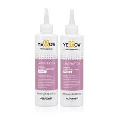 ALFAPARF MILANO - KIT PASO 1 Y 2 TRATAMIENTO LAMINADO EFECTO ESPEJO YELLOW ALFAPARF